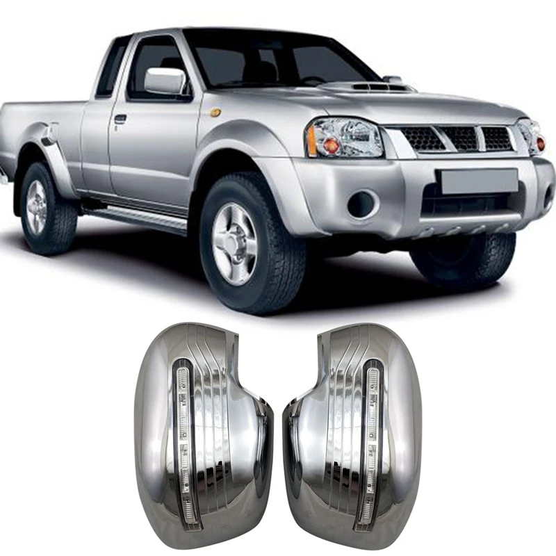 Зеркальная крышка с желтым светом для Nissan Frontier 2018 дверного зеркала Navara NP300 2015-2018