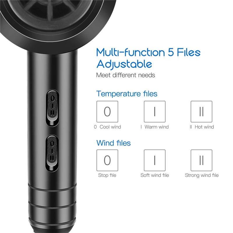 1500 Вт мини фен мощный ком Горячего Воздуха Фен для волос Сушилки пеленки