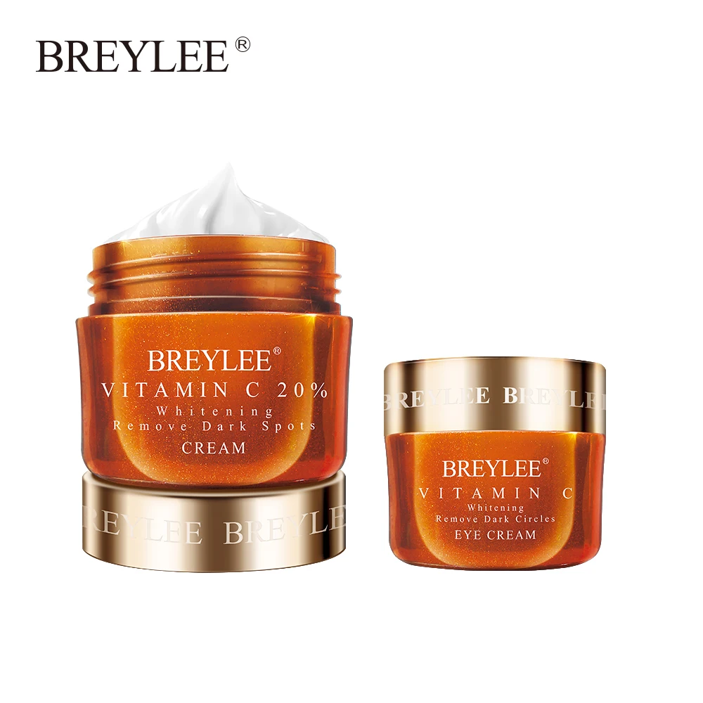 Whitening Set BREYLEE Vitamina C отбеливающий крем для ухода за кожей Retinol крем для лица сывороточная Гиалуроновая кислота антивозрастной крем уход за лицом - Цвет: Whitening Set