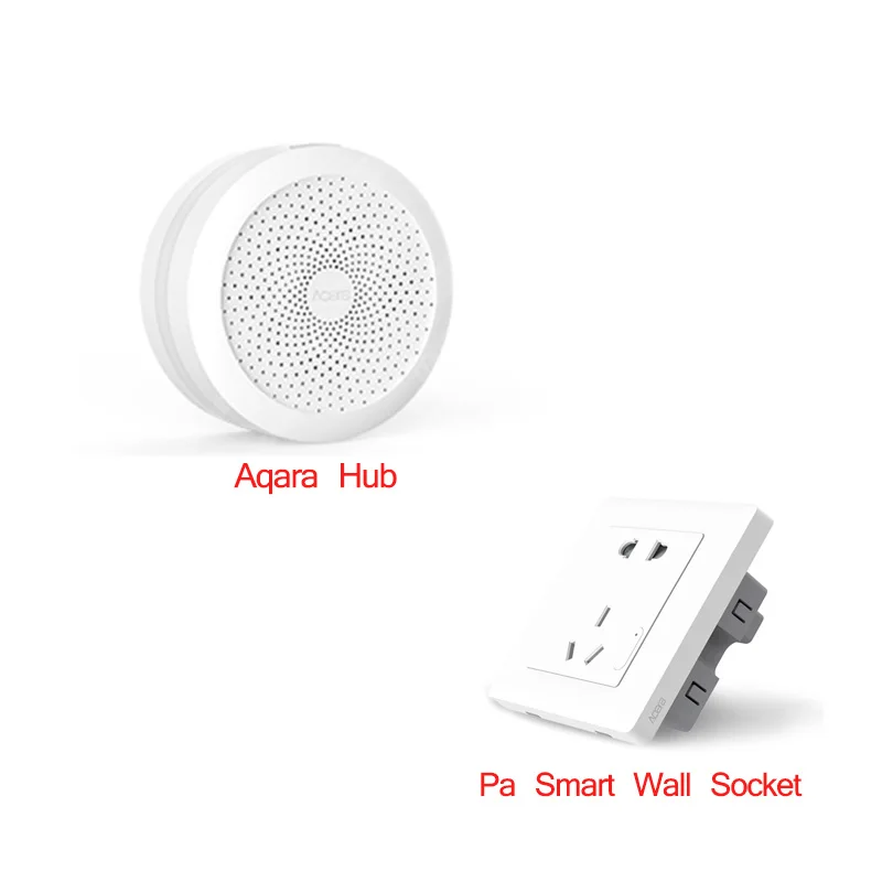 gateway pa Умный дом Xiaomi Aqara умный светильник ZiGBee настенный выключатель розетка через смартфон приложение Xiaomi беспроводной пульт дистанционного управления - Color: gateway pa