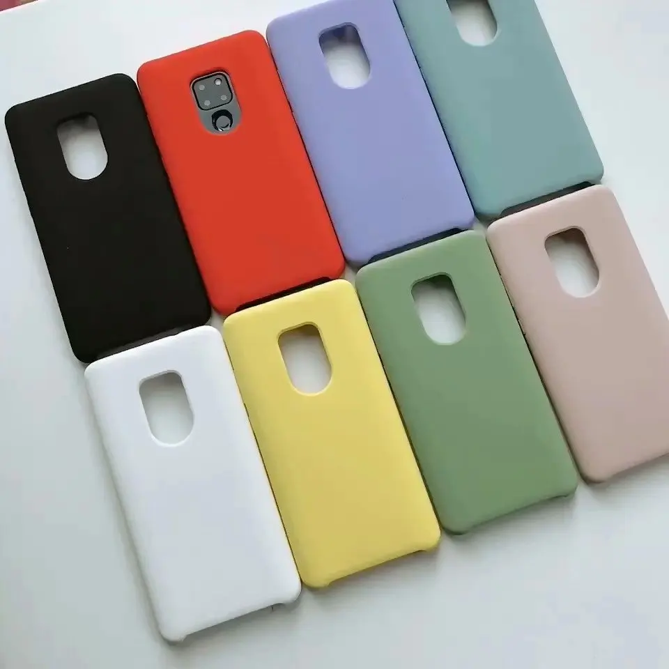 Чехол HYSOWENDLY Macaron для телефона Huawei P10 Plus Mate 20 Lite P20 P30 Pro однотонный чехол с жидкими