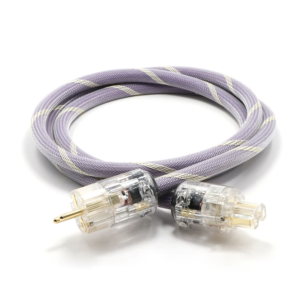 P029E Schuko позолоченный аудиокабель Hifi аудио OFC медный кабель питания переменного