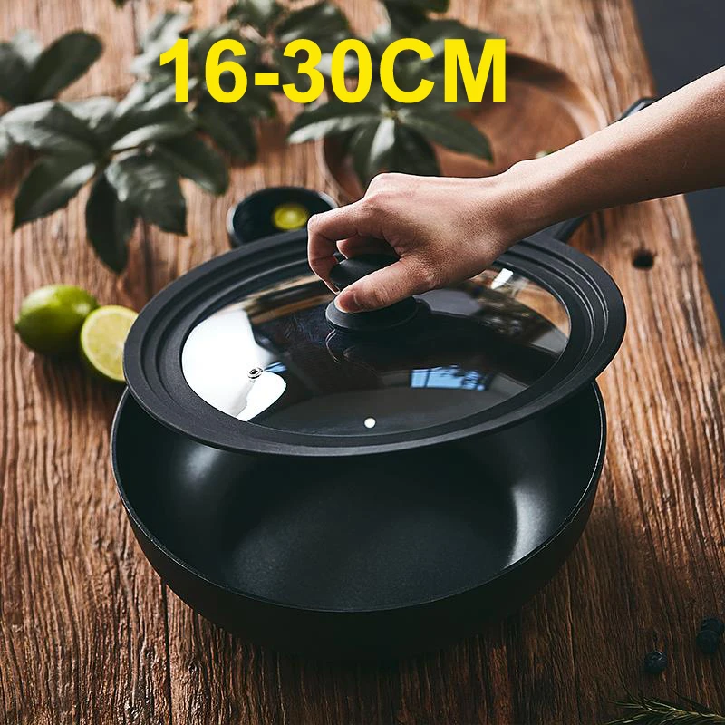 Стеклянная крышка для приготовления пищи из силикагеля силиконовая кастрюля