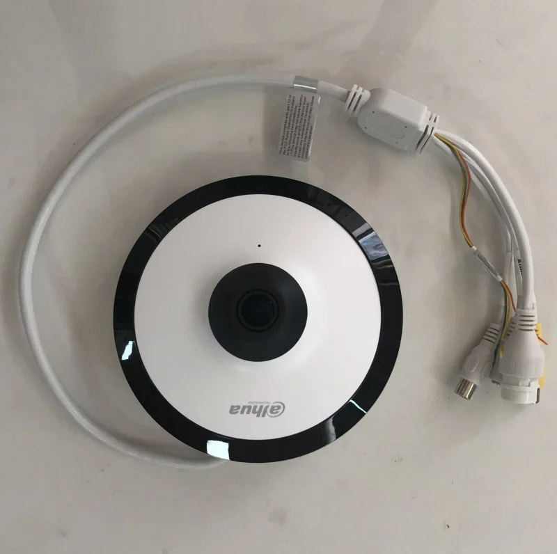 Купить IP-камера Dahua Fisheye POE 5MP Wizmind IPC-EW5541-AS IR10M H.265 IVS Встроенный микрофон панорама 180 ° внутренняя видеокамера безопасности