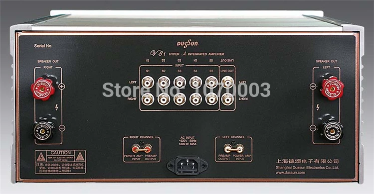 I-007 DUSSUN V8i Hypre класс A Встроенный усилитель мощности 2x500 вт высокий ток большой динамический большой сцены музыки