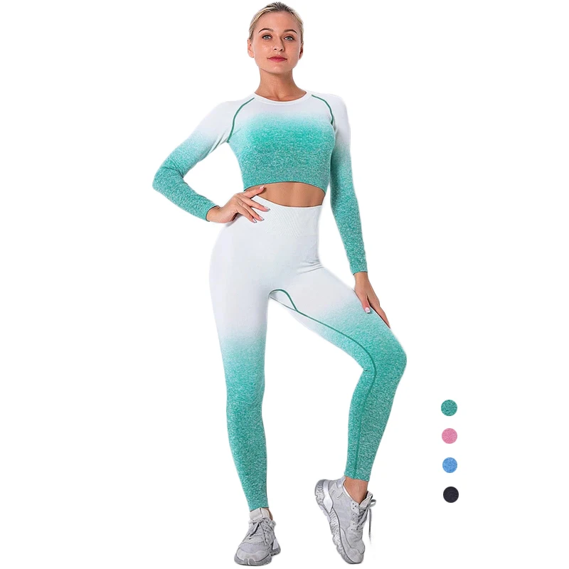 Sportwear Workout Yoga Set Gym Seamless Sport Outfit Sports Bra Leggings Suit Wholesale Fitness Clothing Women