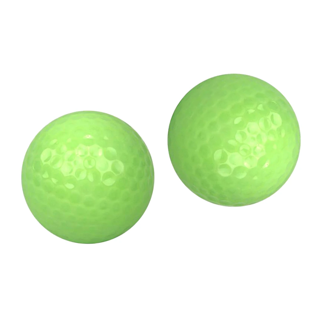 2 Pieces Professional Golf Luminous Balls For Dark Night Sports Practice Training | Спорт и развлечения