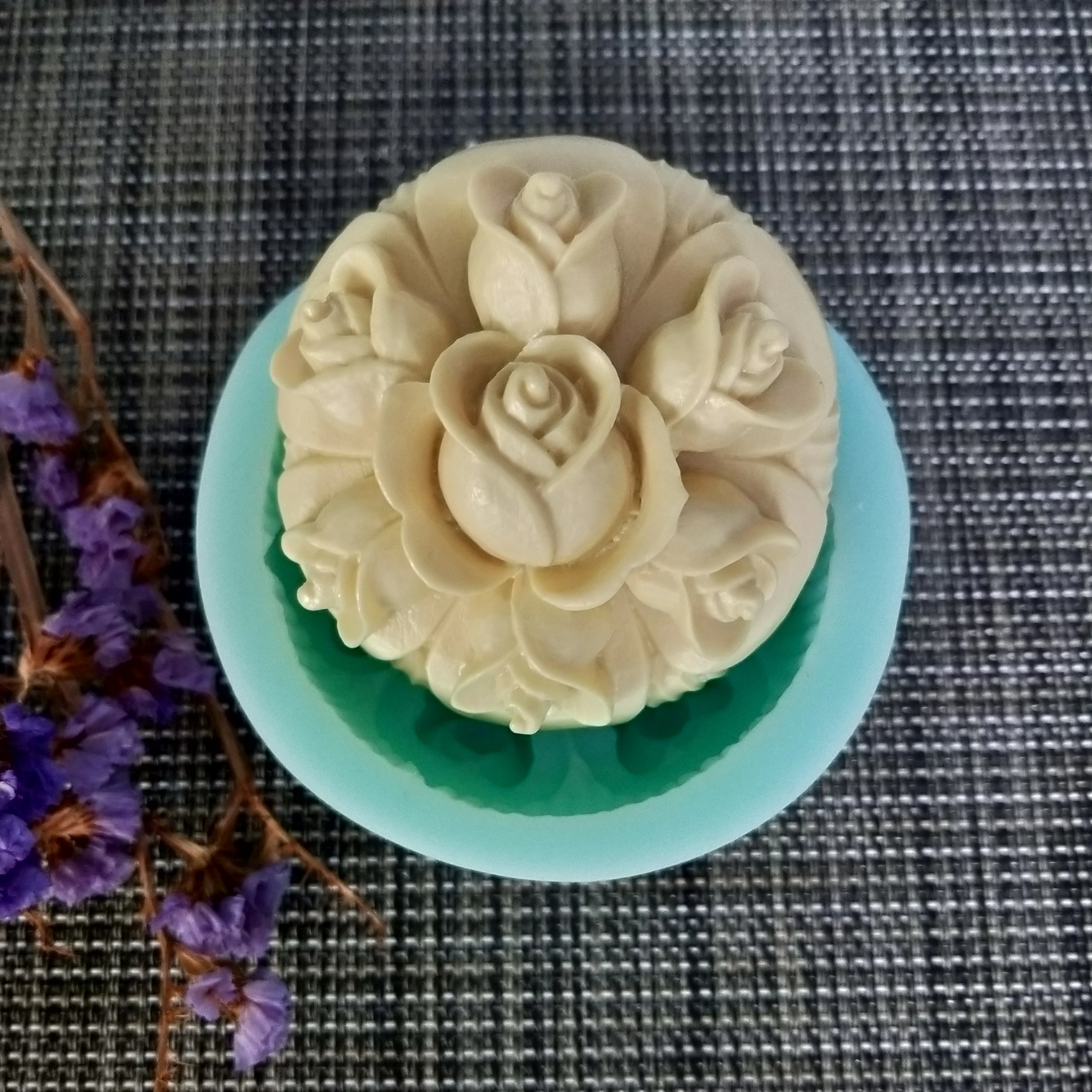 Силиконовая форма для мыла в виде Розы силиконовая шоколада и Candle HC0156 PRZY