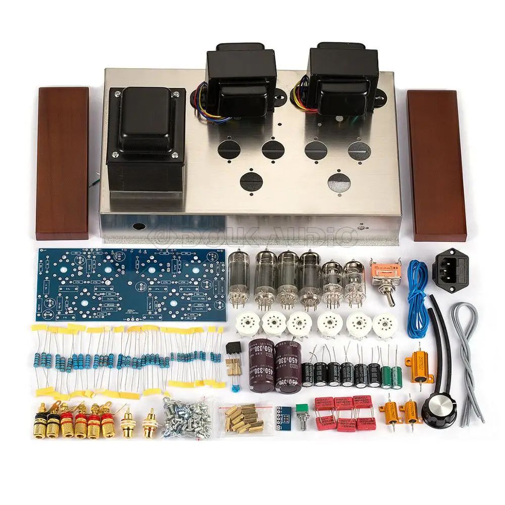 Усилитель звука Douk HiFi Class AB 6P1 стерео аудио усилитель 12 Вт + Вт|Усилители мощности| |