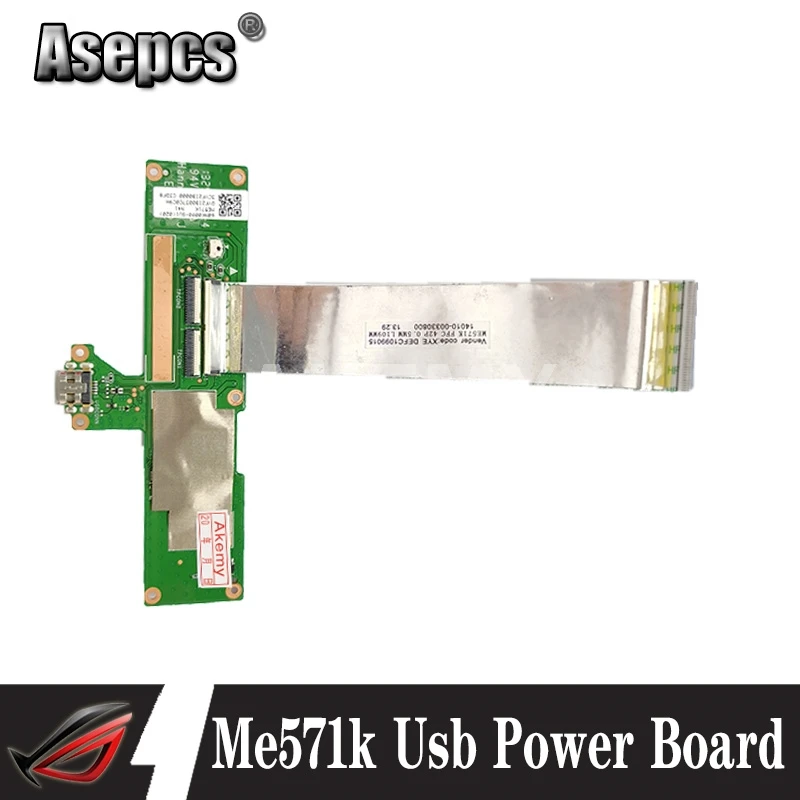 Оригинальная плата питания me571k usb для For Asus Google Nexus 7 2nd Gen 2013 ME571K K008 K009 с кабелем 14010