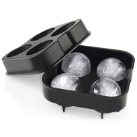 ice mold silicone ice cube tray mould shape ball ice ball maker mold black flexible silicone ice tray molds 4 x 4 5cm