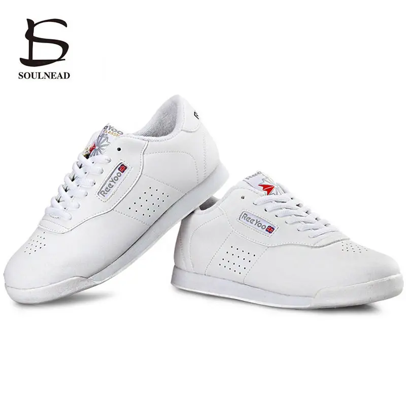 Обувь для аэробики девочек детские белые кроссовки в стиле хип хоп джазовых