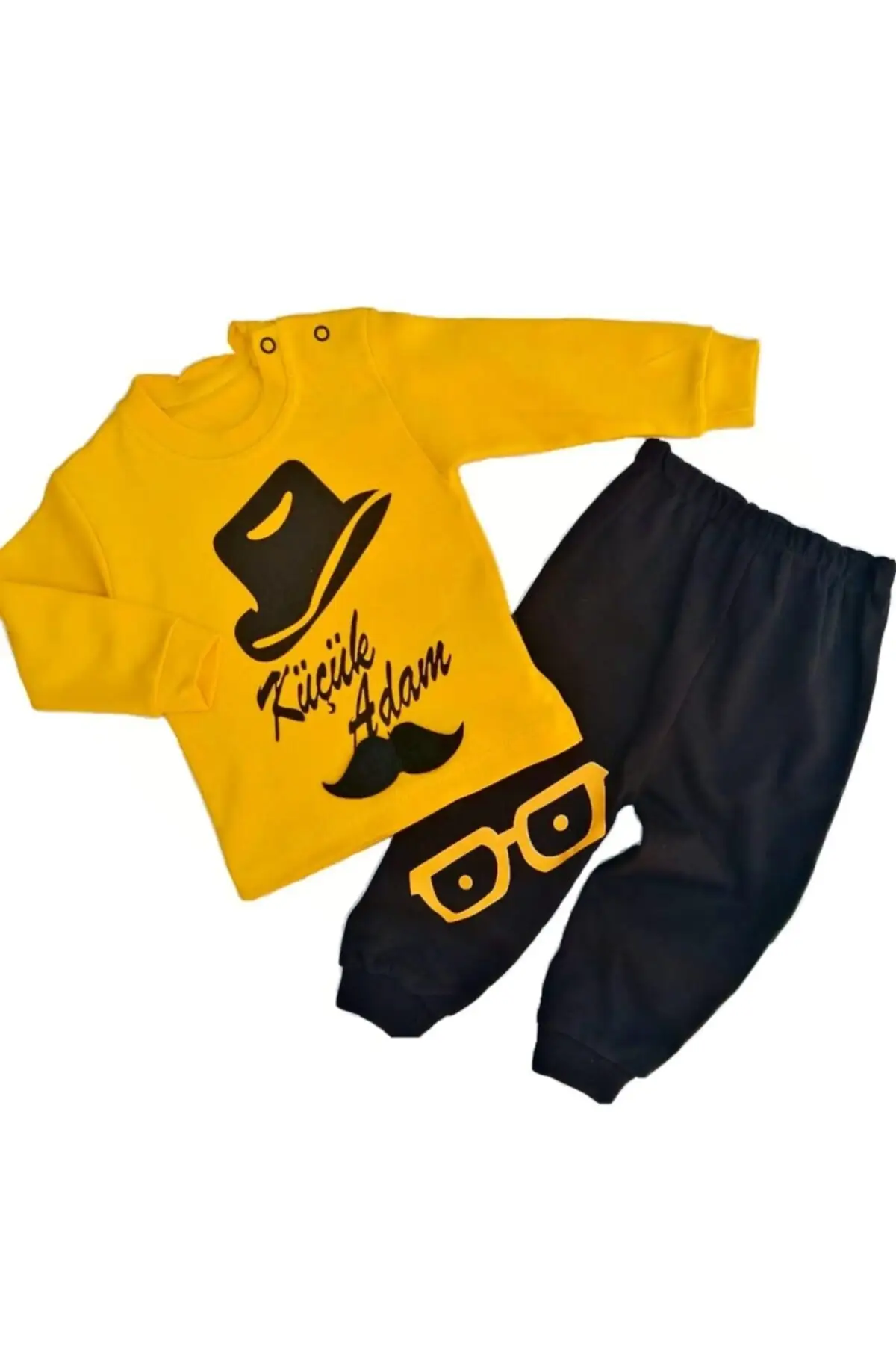 

Костюм с принтом для маленького человека 2 'li, 9 месяцев-12 месяцев-18 месяцев