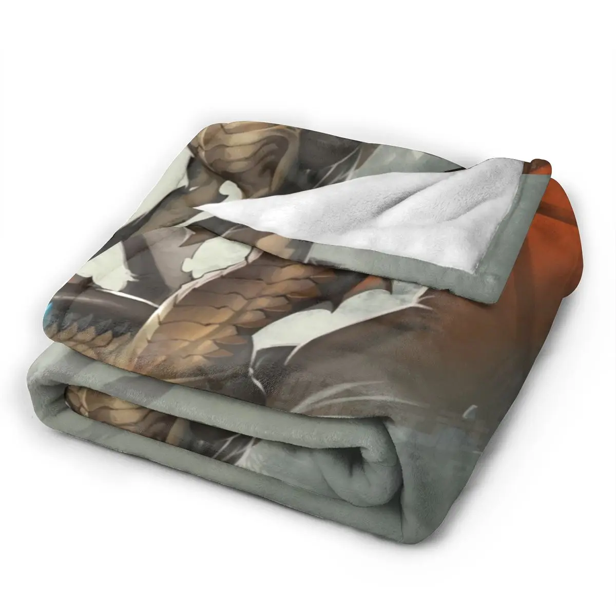 Cool dragon 3D printing soft and warm coral velvet flannel bed blanket artificial fur mink bedspread winter checked | Дом и сад
