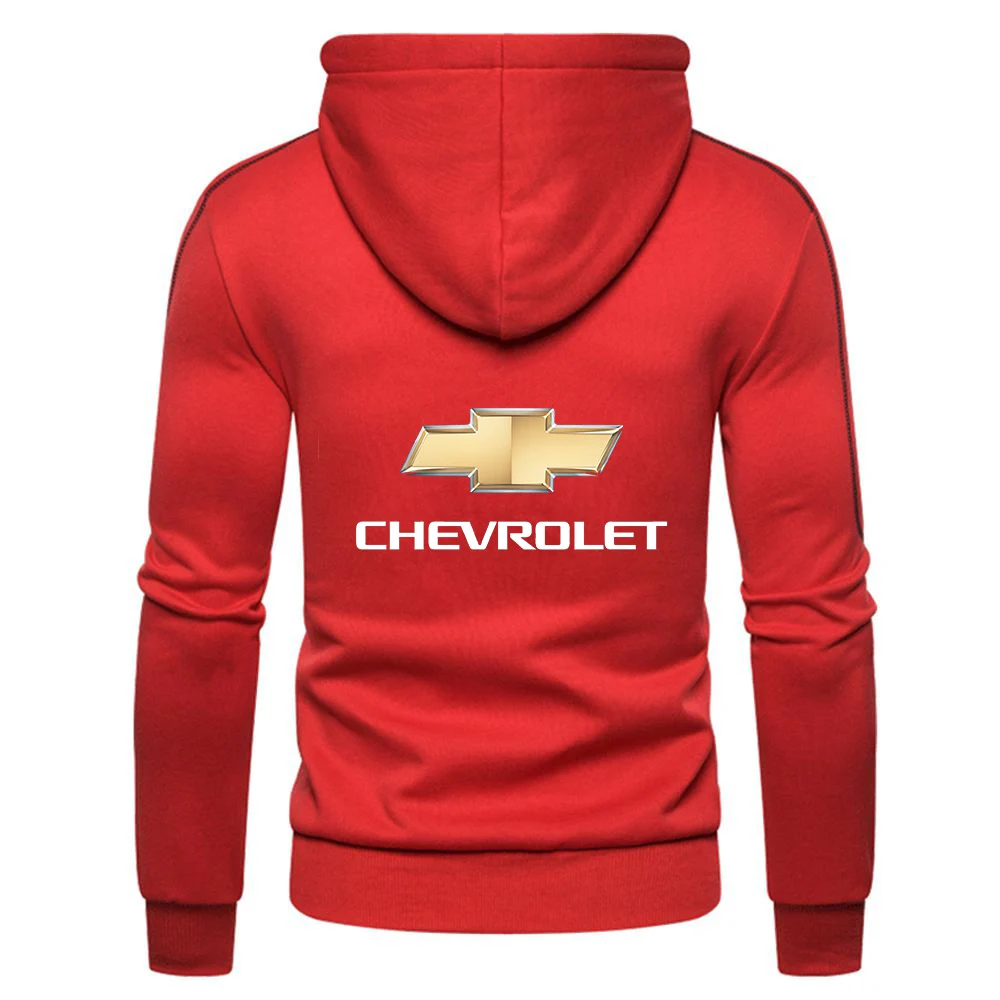 

2021 New Men Autumn Chevrolet Car Logo Jacket Zipper Cotton Fashion Hoodies Harajuku Male Clothing Fleece Coat Sweatshirt Hoody