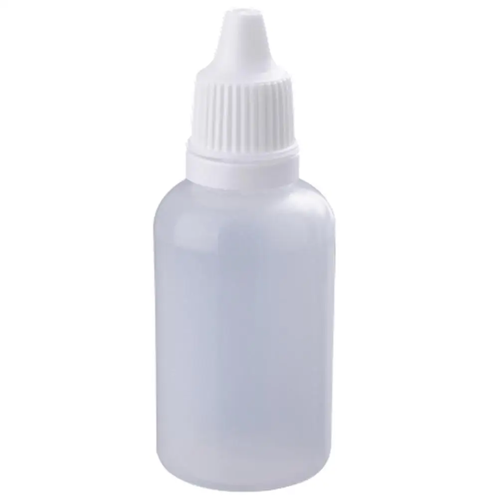 Пластиковая бутылка белая 30 мл жидкая Пипетка для глаз многоразовый контейнер