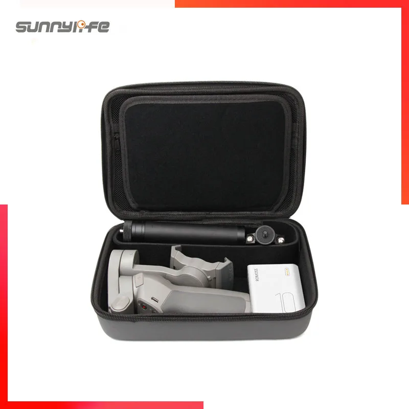 

Sunnylife Portable DIY Protective Storage Bag Carrying Case for DJI OM 5/POCKET 2/OM4 SE/OSMO MOBILE 3/GoPro 8 MAX Series