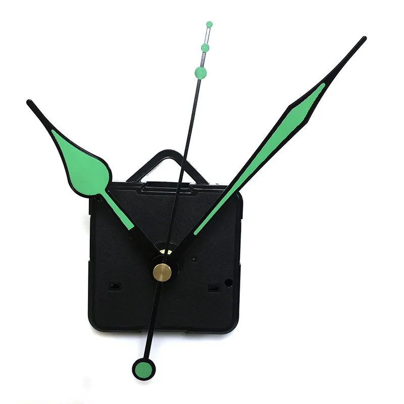 Кварцевые часы с механизмом 12888 светящиеся флуоресцентные зеленые стрелки