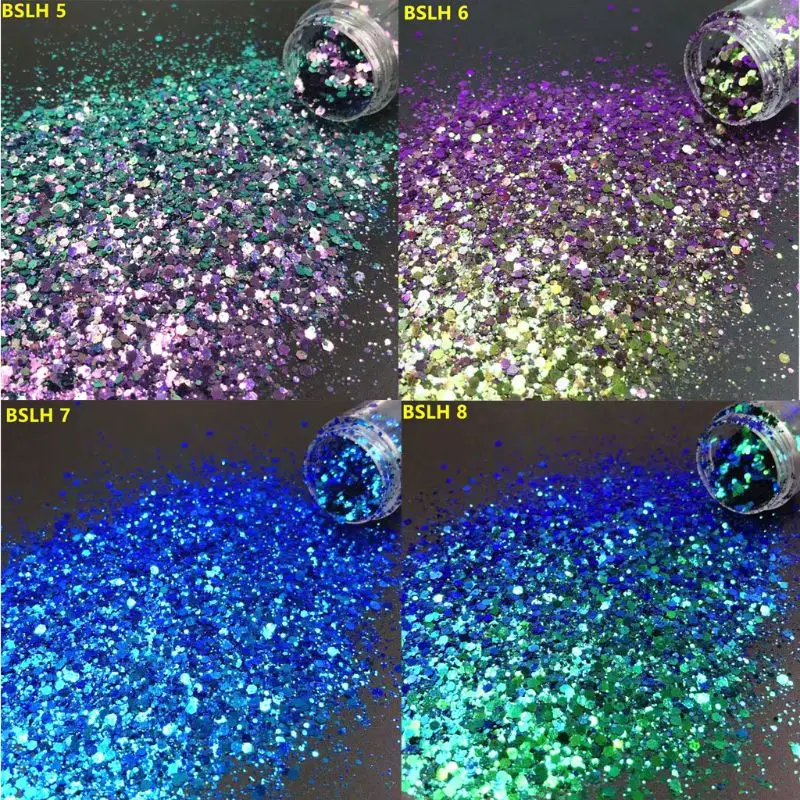 

12Color Magic Chameleons Sequins Cloud Paillette Powder Irregular Nail Art Glitter Resin Pigment Sequins Flakiess Jewelry Making