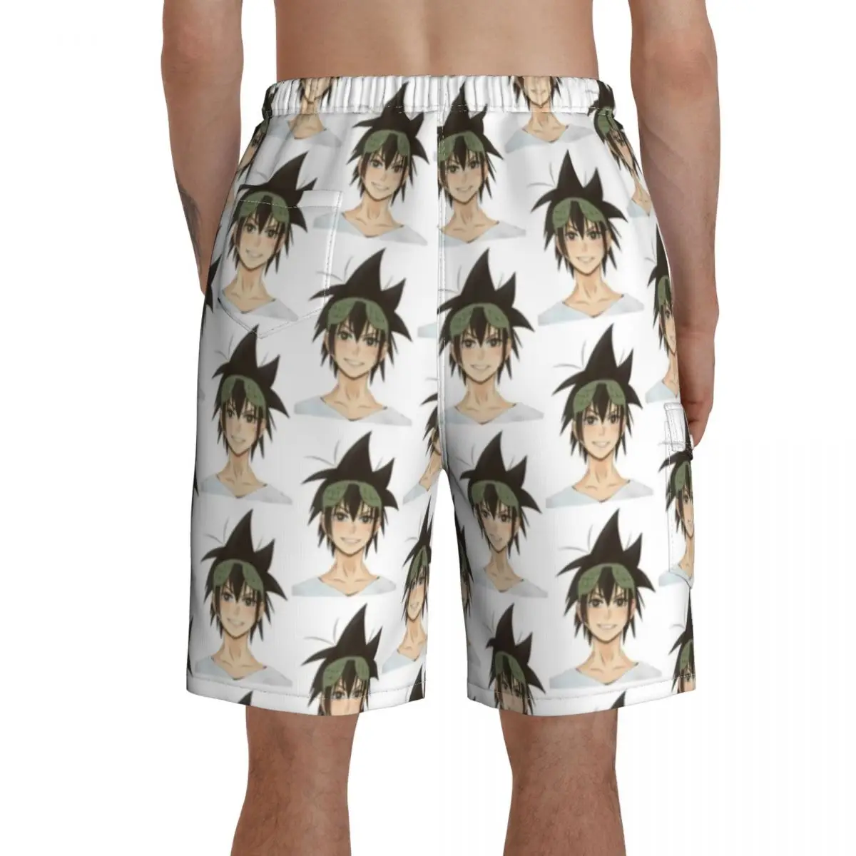 

The God Of Highschool Board Shorts Swimming Trunks Polyester Men Bathing Funny Swim Trunks