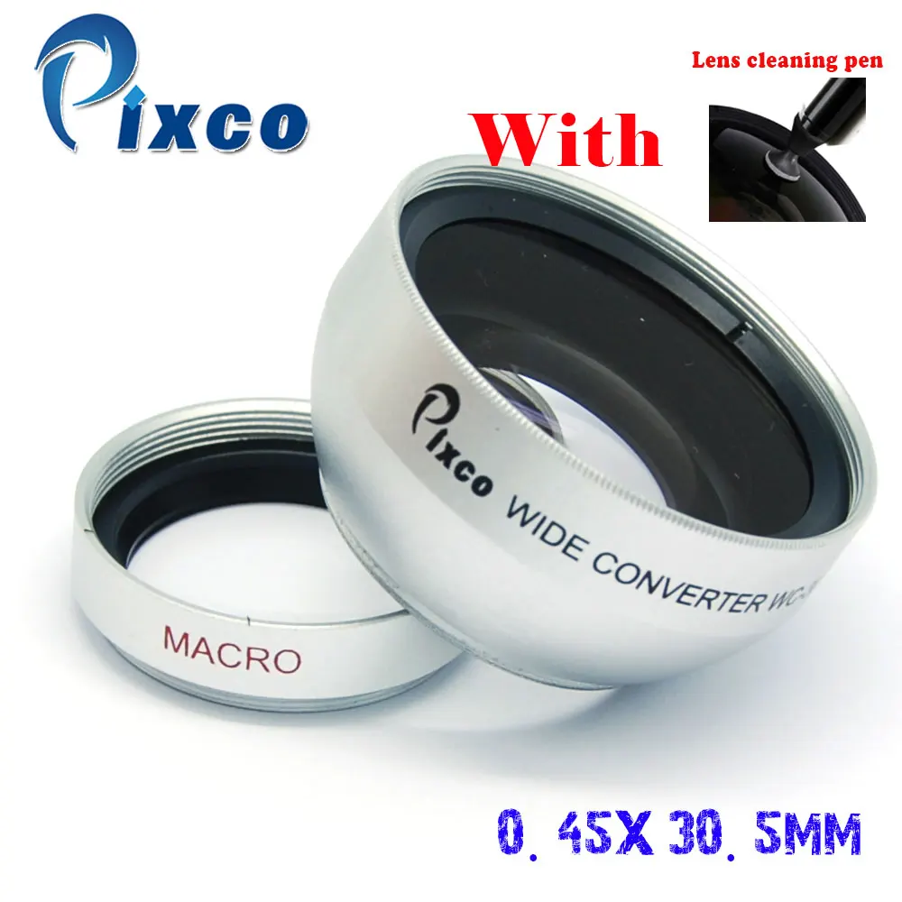 Супер Макро широкоугольный объектив Pixco 30 5 мм 0 45x для камер canon nikon sony PENTAX olympus DSLR DV