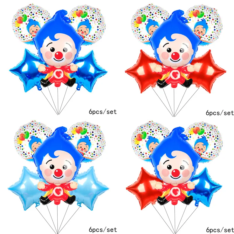 Клоун Алюминий пленка воздушные шары День рождения праздник Наряжаться игрушка
