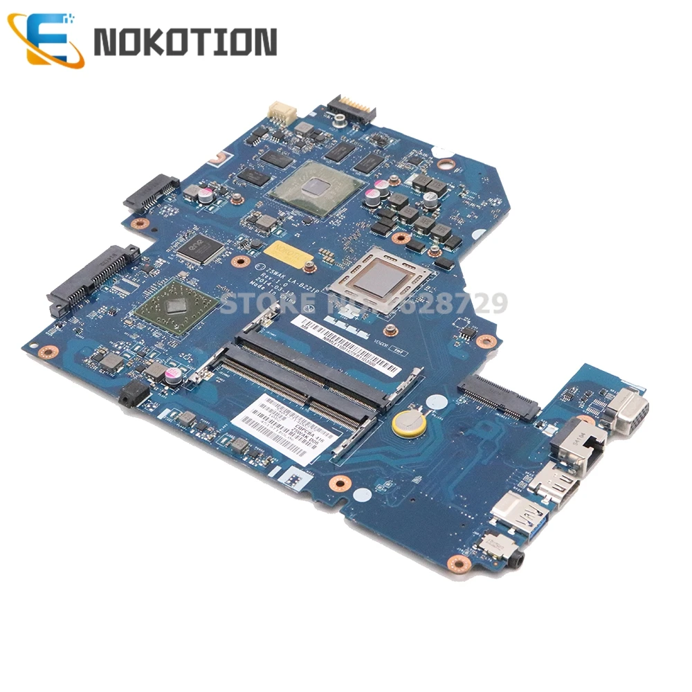Kaufen NOKOTION Für Acer Aspire E5-551G Laptop Motherboard NBMLE11001 NB. MLD11.001 LA-B221P A10-7300 CPU R7 M265 GPU