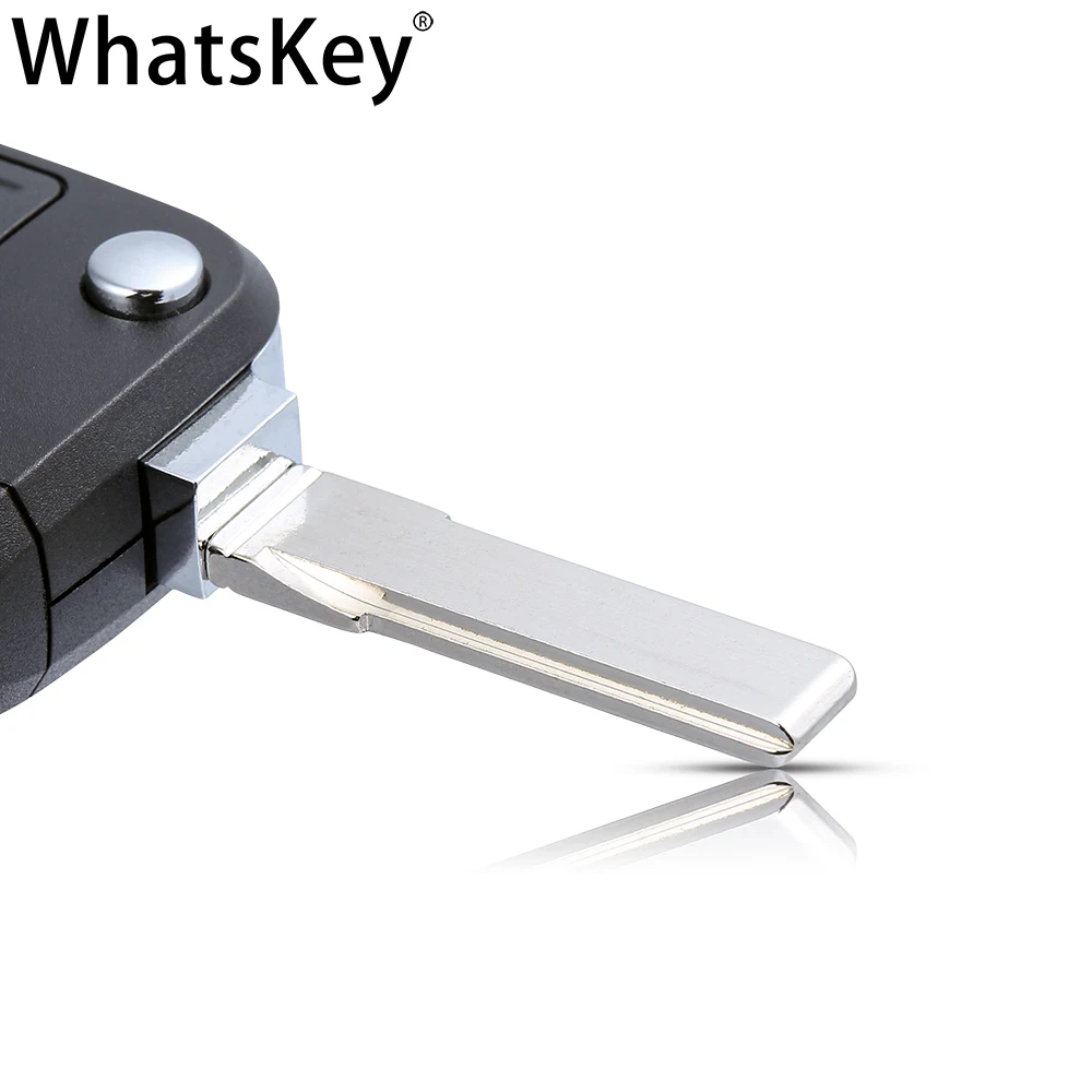 Откидной Чехол для автомобильного ключа с 3 кнопками WhatsKey чехол Volkswagen Skoda Octavia A7 VW