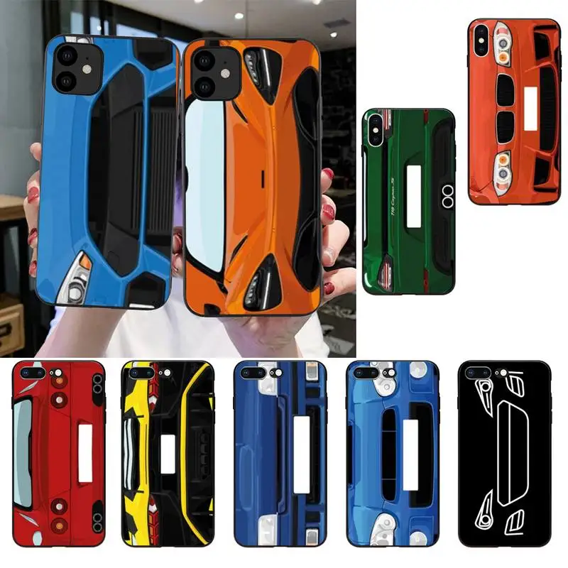 

Fashion Drift Cars Auto JDM Soft black Phone Case For iPhone SE2 11 Pro XS MAX XS XR 8 7 6 Plus 5 5S SE Case 12 mini 12ProMax