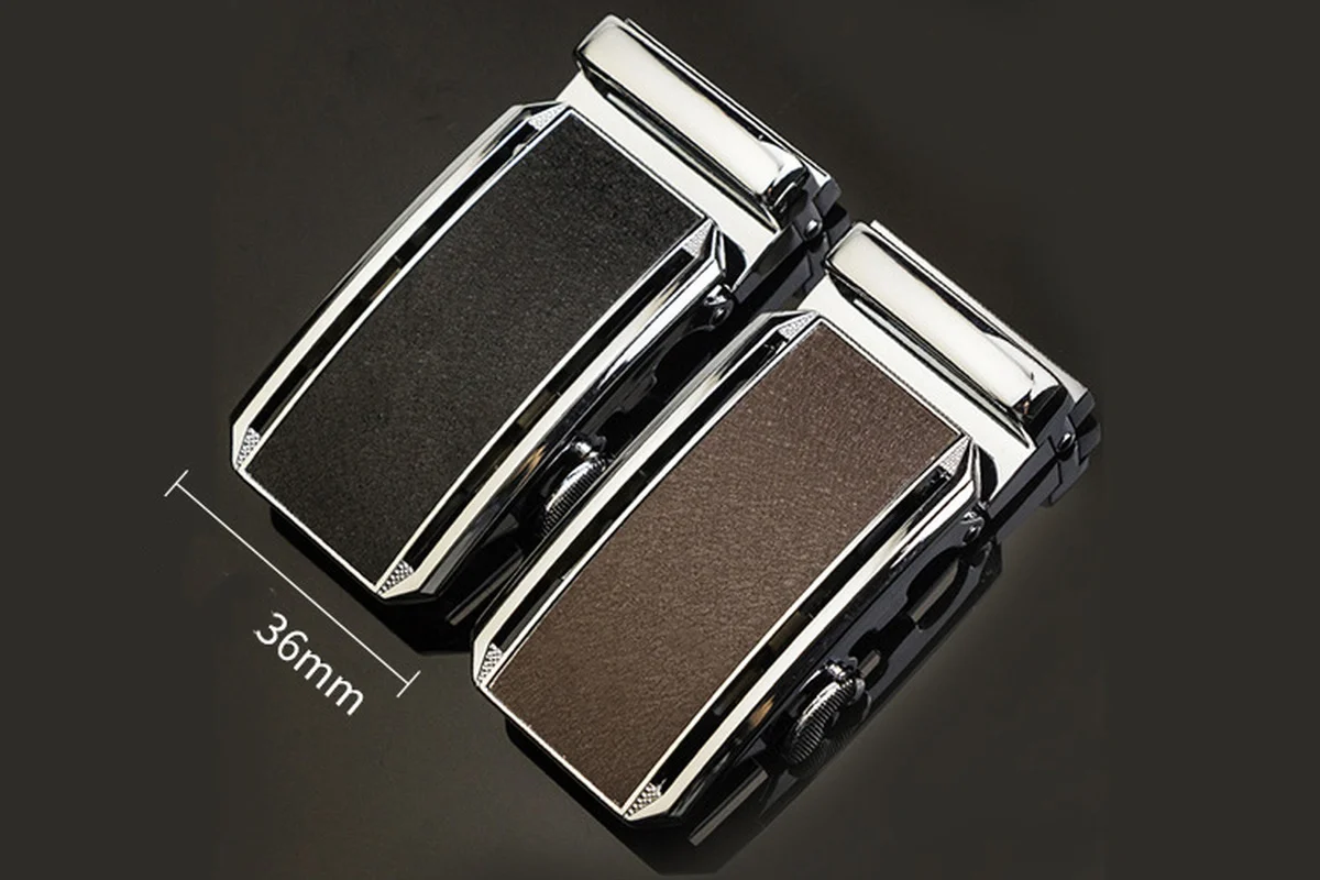 Deepeel 1pc 36mm Fashion Metal Automatic Buckle Head Inside Wearing Business Belt for 34-35mm DIY Leather Craft Male Accessories |