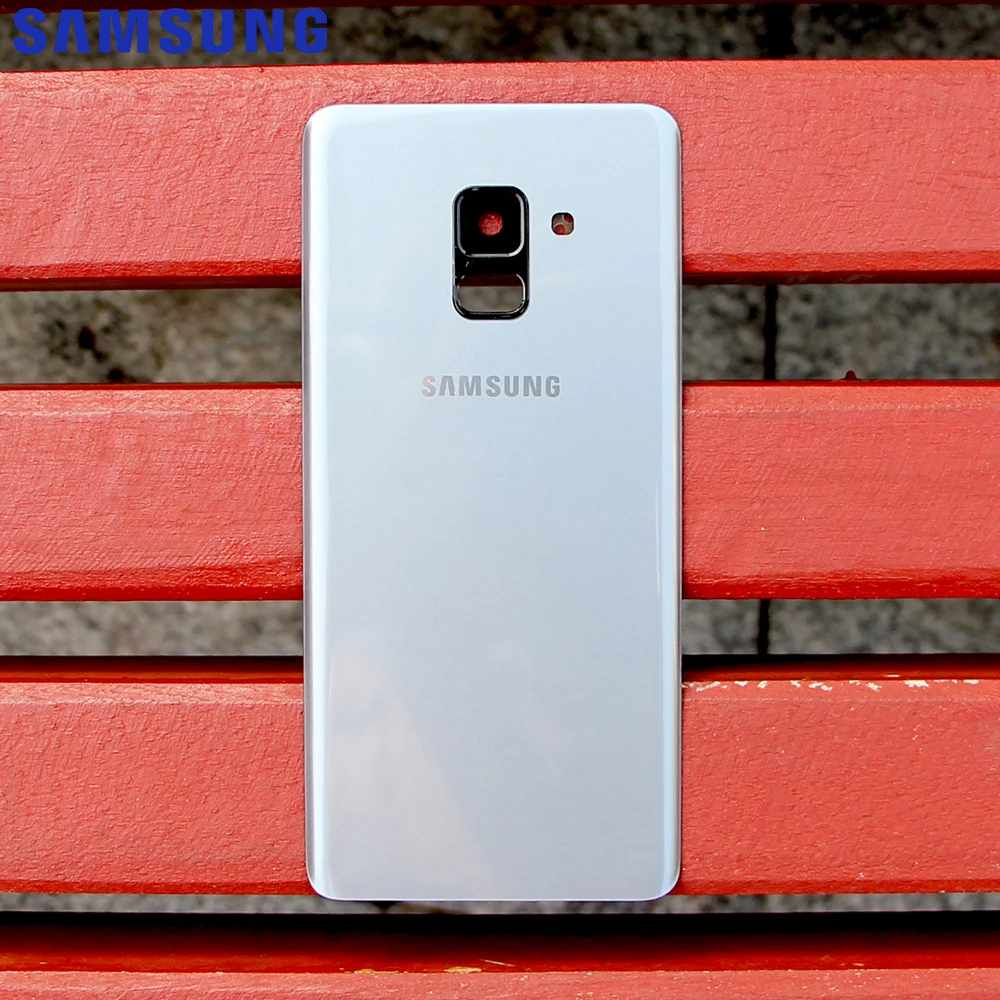 Samsung задняя крышка из стекла задний бампер чехол для GALAXY A8 2018 Edition SM A530N A530F телефон