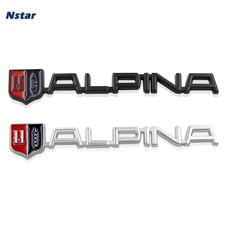 Эмблема Альпина Nstar 1 шт. автомобильный сплав брызговик багажник хвост боковое