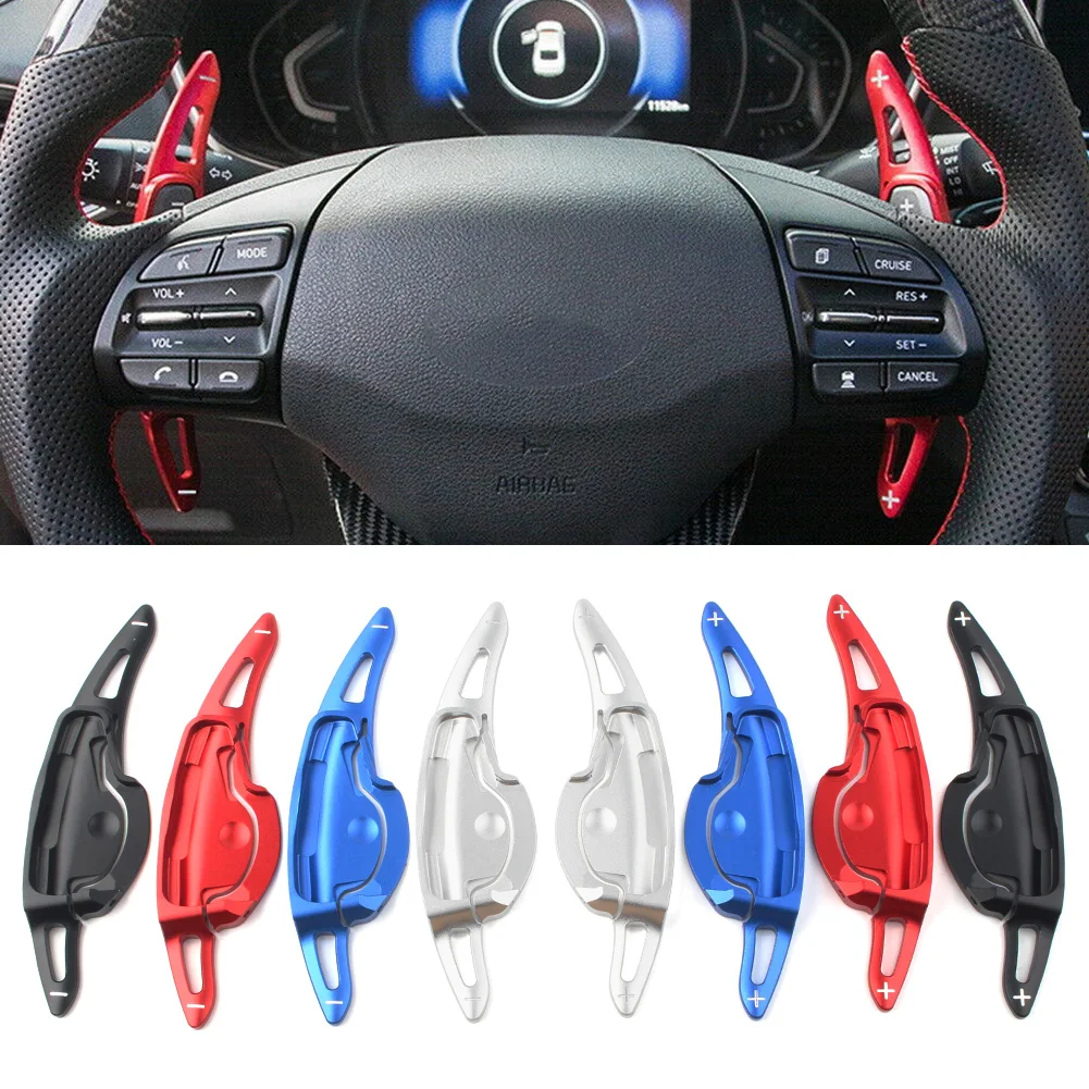 

For Hyundai LA FESTA 2019 2020 Aluminum Alloy Car Steering Wheel Shift Paddle Shifter Extension 2Pcs