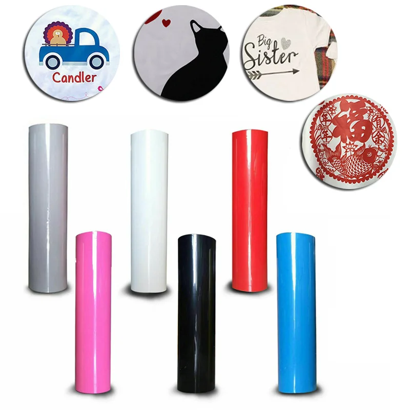 Виниловый рулон ПУ теплопередача виниловая железная футболка одежда ткань