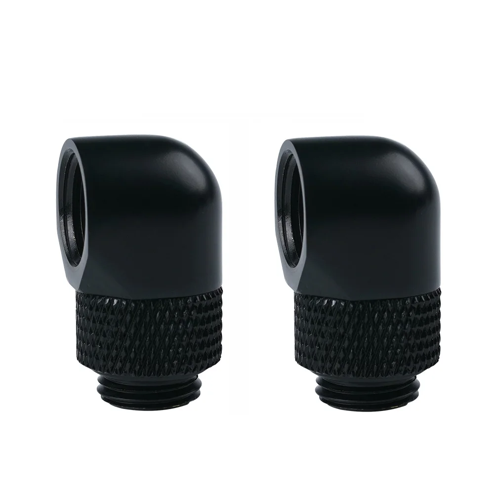 2 шт. IceManCooler G1/4 &quot90 градусов поворотные фитинги пользовательский компьютер