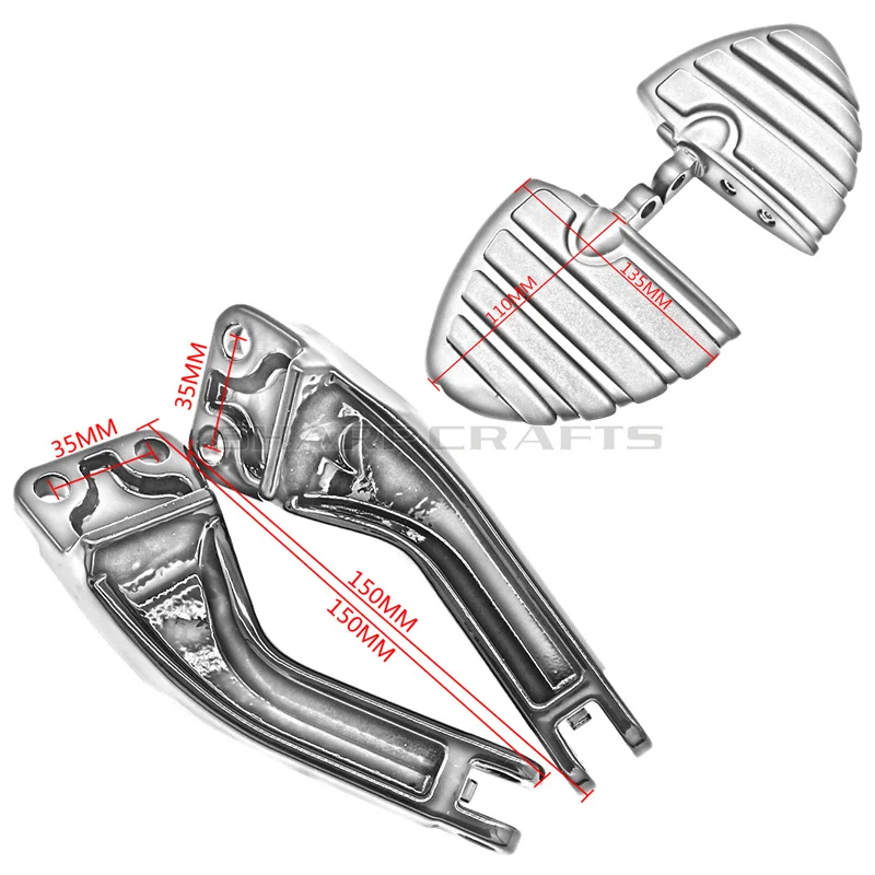 Пассажирские подножки, крепежные кронштейны для Harley Dyna Glide EFI FXDF FXDL FXDB FXDC FXD FLD FXDWG