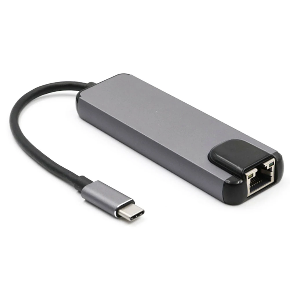 Прямая поставка 5 в 1 совместимый с Type C на 4K HDMI USB 3 0 зарядный концентратор адаптер