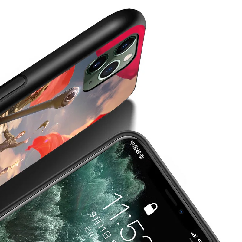 

Cool World Of Tanks Game For iPhone 12 11 XS Pro Max Mini XR X 8 7 6 6S Plus 5 SE 2020 Black Cover Phone Case