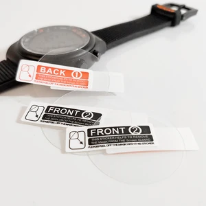 universal watch protective film hd screen protector circular high definition anti scraping size optional 100 pieces in 1 free global shipping