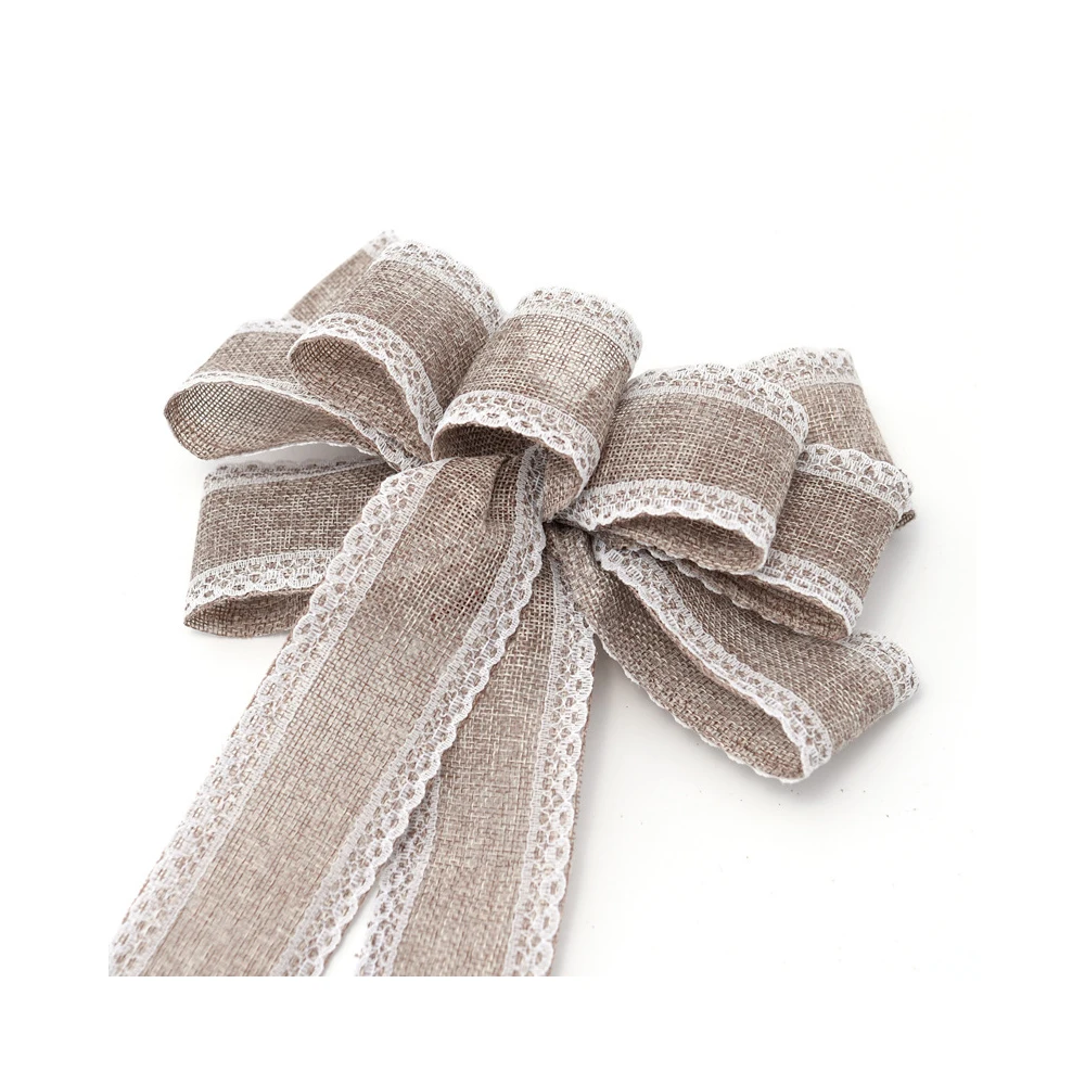 Рождественская бабочка узел/большой/льняной ткани шнурка/Рождественский