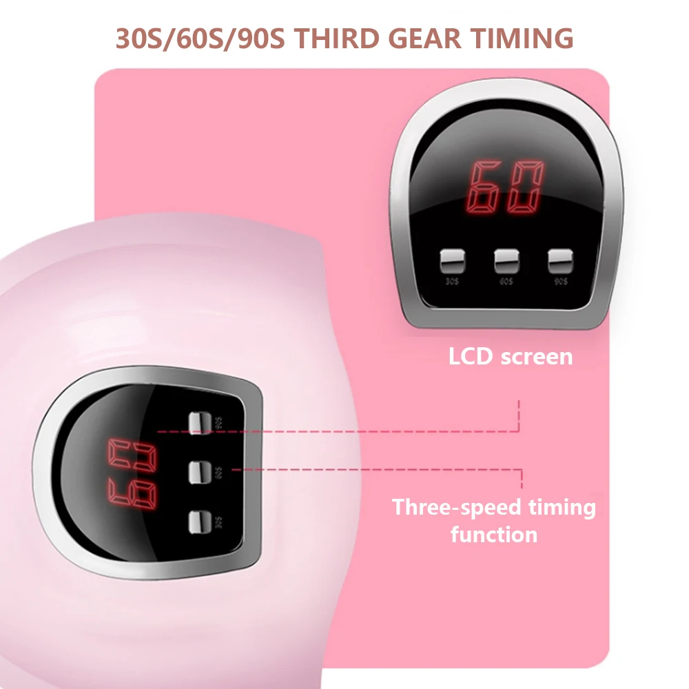 USB УФ лампа светодиодный светильник для ногтей 54 Вт Сушилка 18 s сушилка