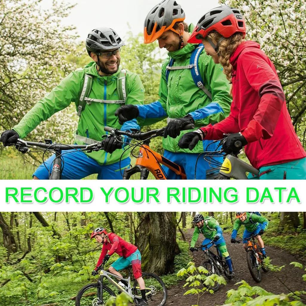 Компьютер велосипедный водонепроницаемый цифровой ЖК-дисплей одометр спидометр