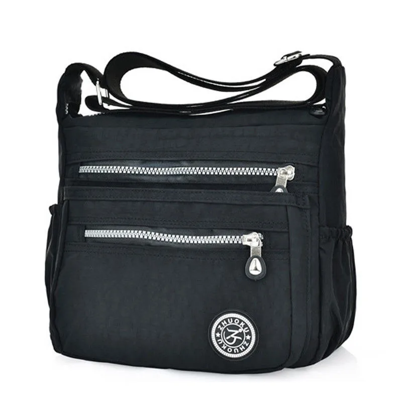 Новинка 2019 Женская нейлоновая сумка Женский кошелек на плечо мессенджер