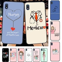 nurse medical medicine health heart phone case for samsung a51 01 50 71 21s 70 31 40 30 10 20 s e 11 91 a7 a8 2018