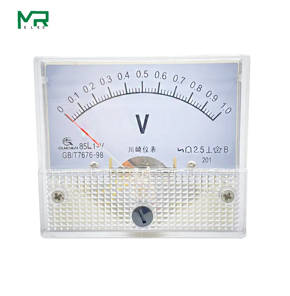 85L1-V Аналоговый вольтметр переменного тока с игольчатым измерителем напряжения 1V