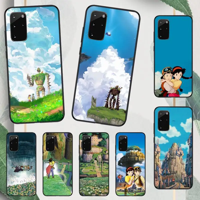 

Castle in the Sky Japan anime Phone Case For Samsung galaxy A S note 10 12 20 32 40 50 51 52 70 71 72 21 fe s ultra plus