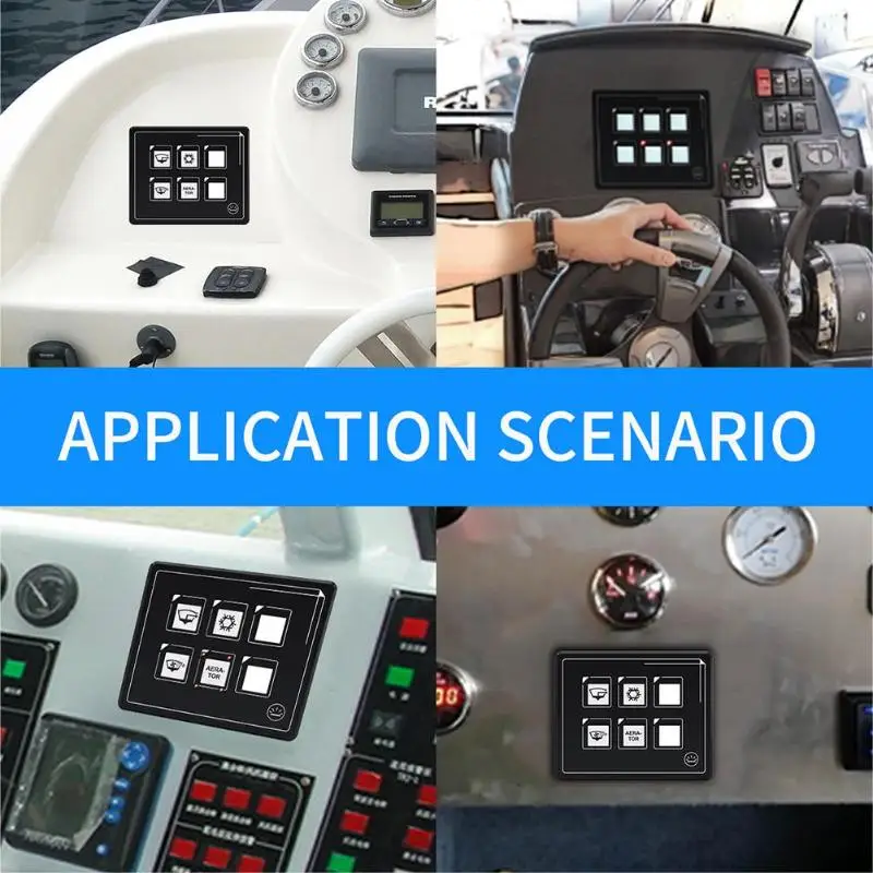 6 Gang Touch Screen Switch Panel Slim Control Box for Car Boat | Автомобили и мотоциклы