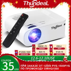 thundeal 1080p projector mini full hd 5g wifi android 2k 4k projector td93 video theater smart phone beamer portable proyector free global shipping