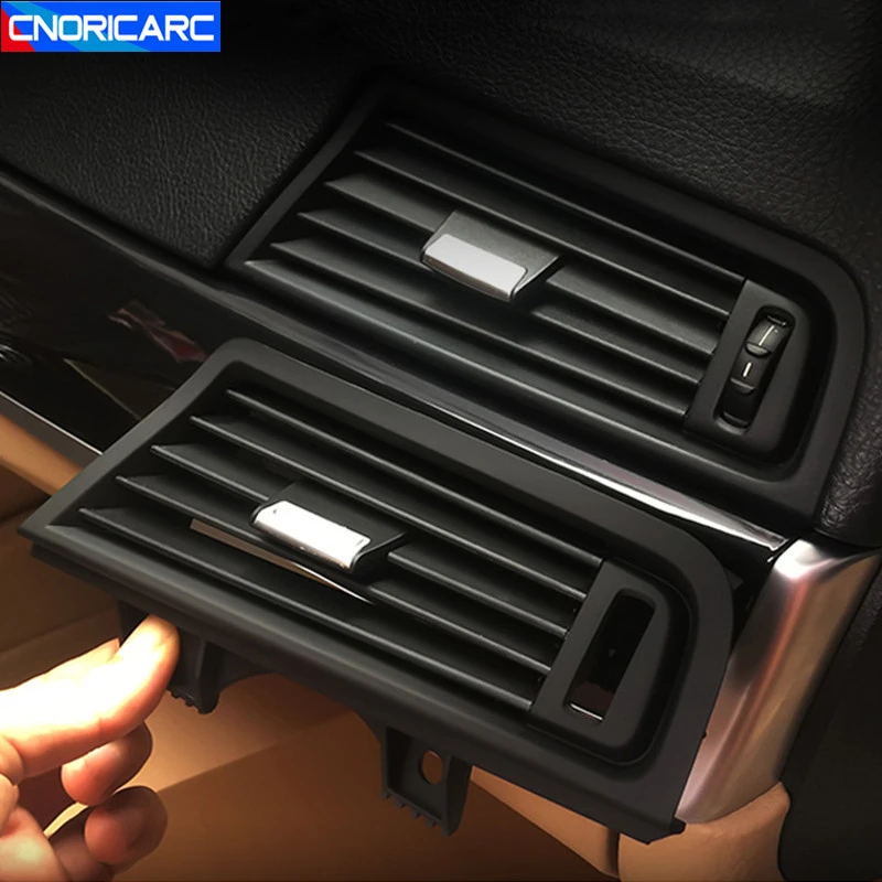 

Central Both Side Air Conditioner Vent Frame Decoration For BMW F10 F18 5 Series 2010-2017 LHD Black Replacement Accessories
