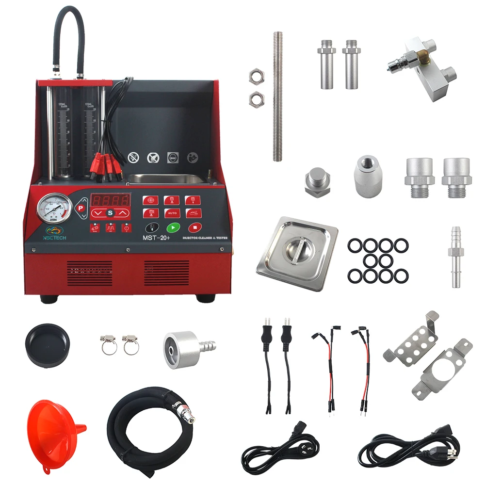 Мотоцикл Топливная форсунка очиститель (цилиндр 2) с помощью ультразвука